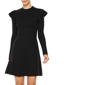 J.O.A. Black Midi Dress